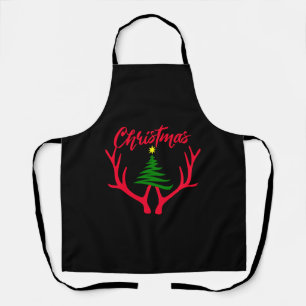 Christmas tree apron