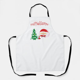 Christmas tree apron