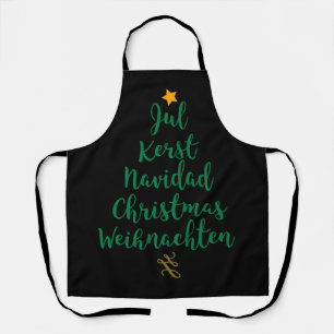 christmas tree apron
