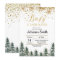 Christmas Tree Baby Shower invitation Winter