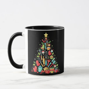 Christmas Tree Baking Chef Cook Xmas  Mug