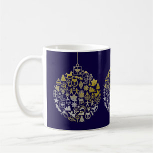 Christmas Tree Ball Ornament + your ideas Coffee Mug