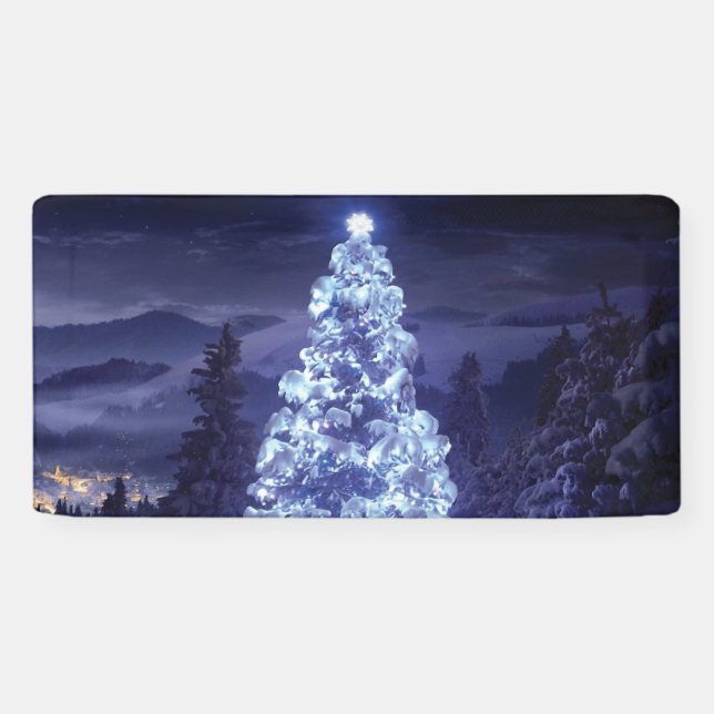 Christmas Tree  Banner (Horizontal)