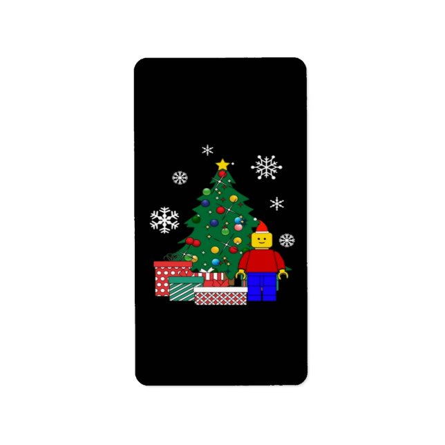  Christmas Tree Baseball  Label (Front)