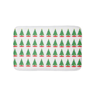 Christmas Tree Bath Mat