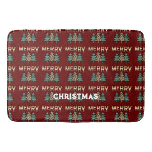Christmas Tree Bath Mat