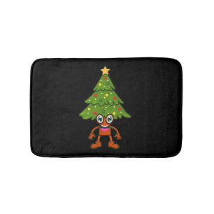 Christmas Tree Bath Mat