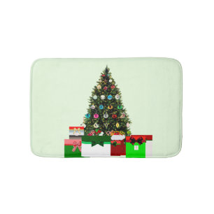 Christmas Tree Bath Mat