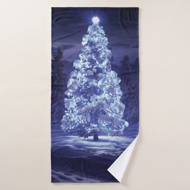 Christmas Tree  Bath Towel (Bath Towel)