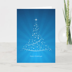 Christmas Tree (Blue) card