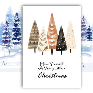 Christmas Tree Boho Party Invitation