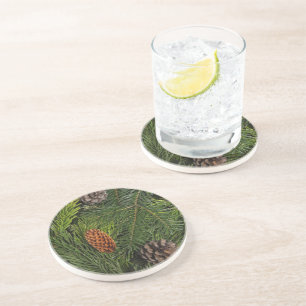 Christmas Tree Branches Coaster