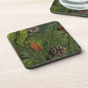 Christmas Tree Branches Coaster