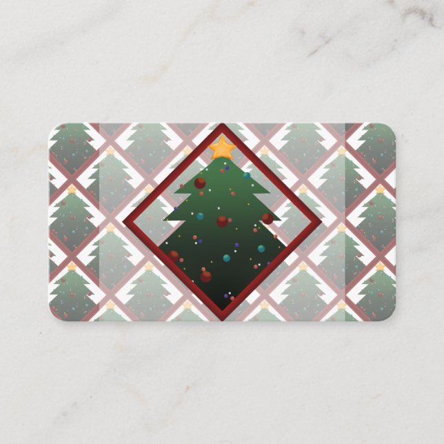 Christmas Tree Business Card (Front)