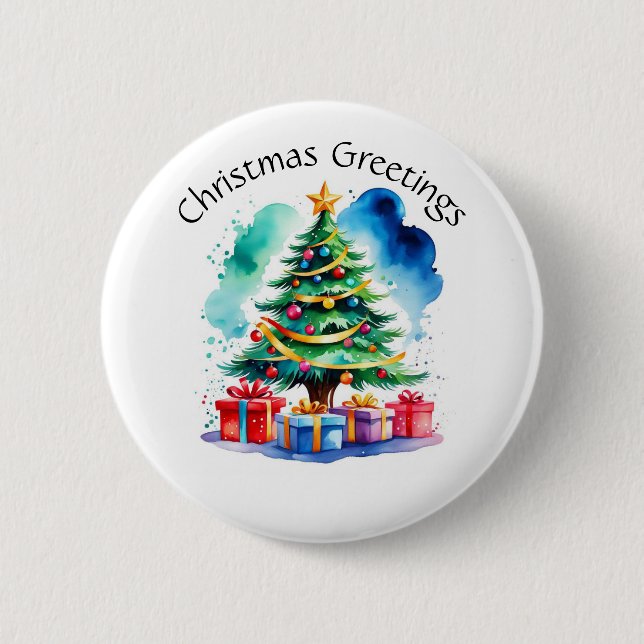 Christmas Tree Button (Front)