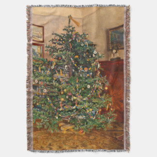 Christmas Tree C Müller Weihnachtsbaum 1914 Throw Blanket