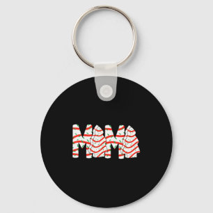 Christmas Tree Cake Mama Xmas Mom Family Matching  Keychain