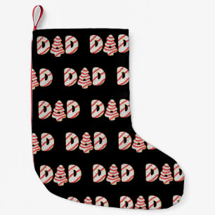 Christmas Tree Cake Matching Family Party Dad Small Christmas Stocking