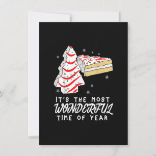 Christmas Tree Cakes it's the most wonderful time Invitation