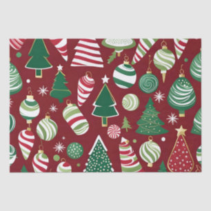 christmas tree candy ornaments tissue paper