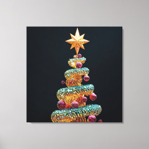 Christmas tree canvas print