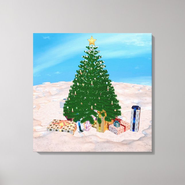 Christmas Tree Canvas Print (Front)