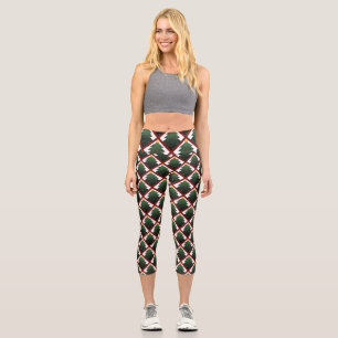 Christmas Tree Capri Leggings