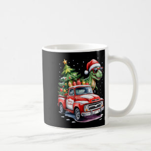 Christmas Tree Car Truck Dinosaur Trex Christmas B Coffee Mug