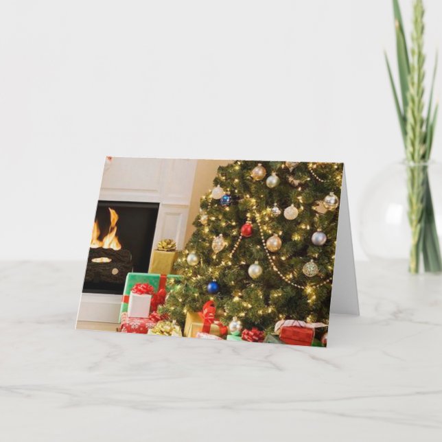 Christmas tree card (Front)