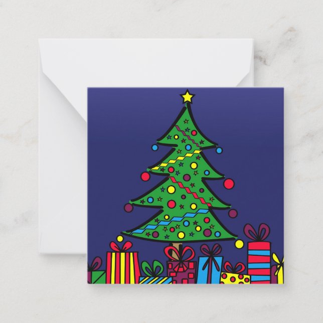Christmas tree card (Front)