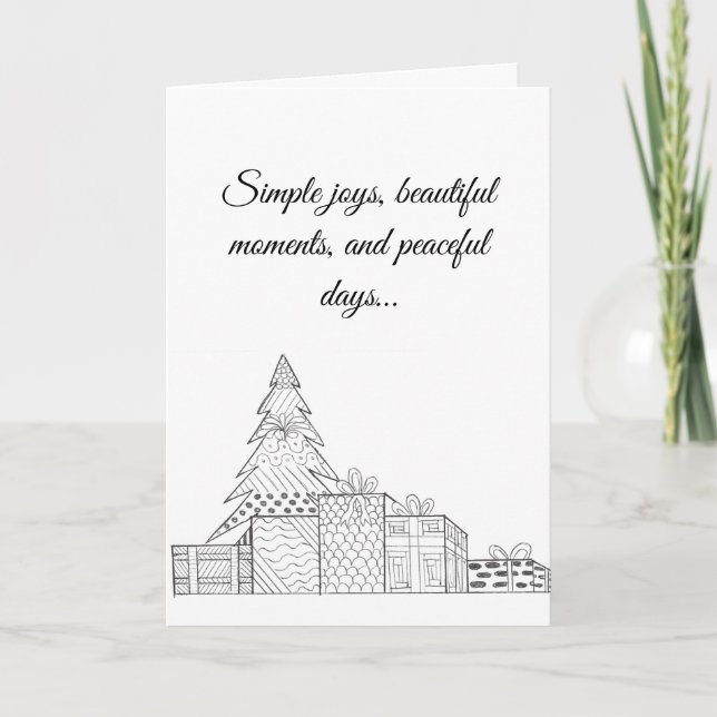 Christmas Tree Card (Front)