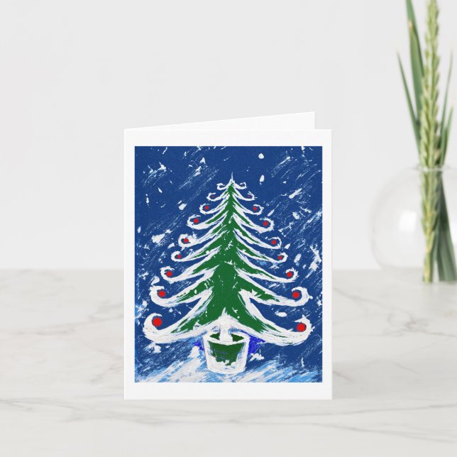 Christmas tree card (Front)