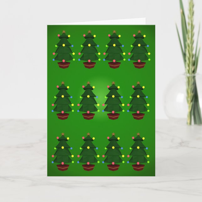Christmas Tree Card (Front)