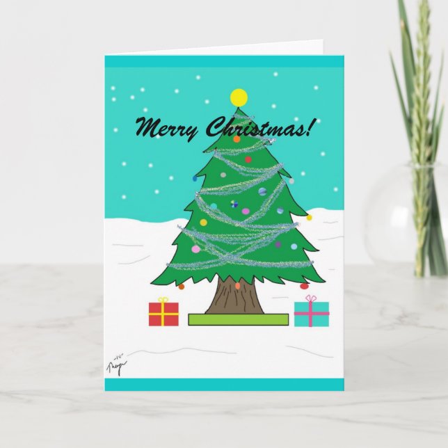 Christmas Tree card (Front)