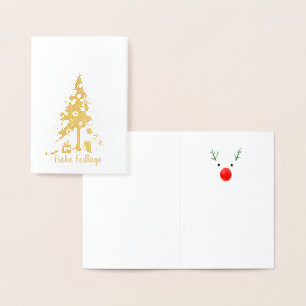 Christmas tree cards