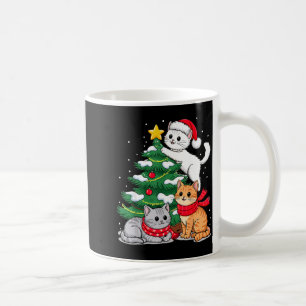 Christmas Tree Cats Xmas  Coffee Mug