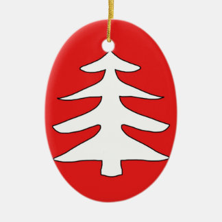 Christmas Tree Ceramic Ornament