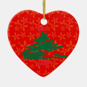 Christmas Tree Ceramic Ornament