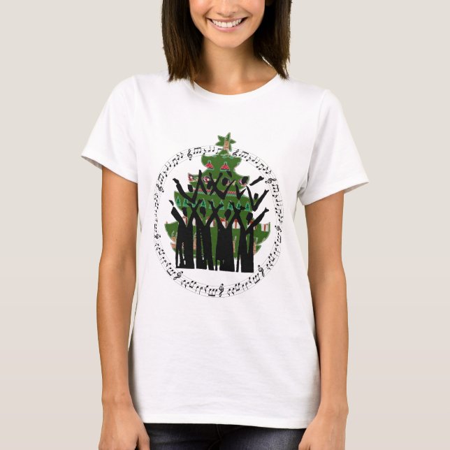 Christmas Tree Choir T-Shirt (Front)