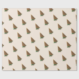 Christmas Tree, Christmas, Minimalist Wrapping Paper