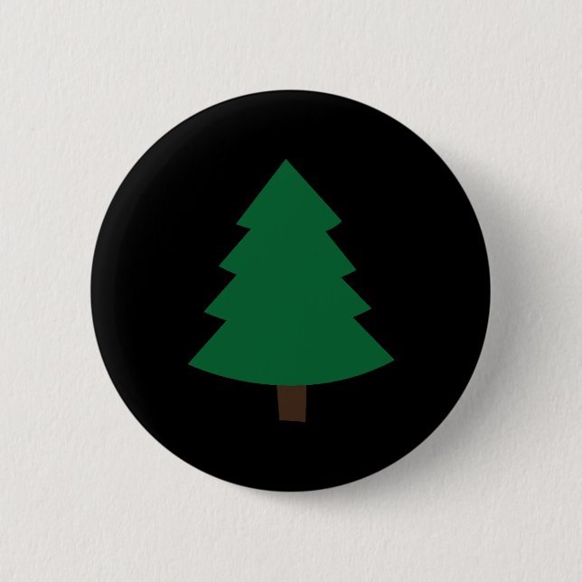 Christmas Tree Christmas Tree 2 Inch Round Button (Front)