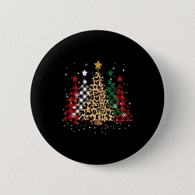 Christmas tree Christmas tree  2 Inch Round Button (Front)