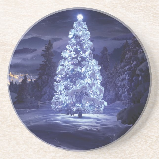 Christmas Tree  Coaster (Front)