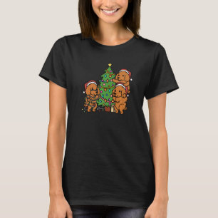 Christmas Tree Cocker Spaniel Dog T-Shirt