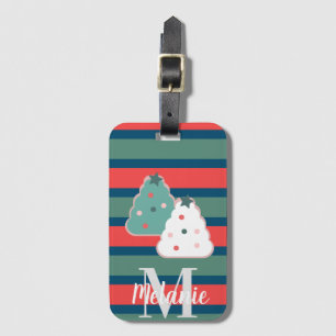 Christmas Tree Cookie Sprinkles Luggage Tag