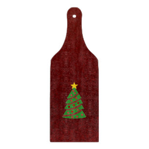 Christmas tree cutting board