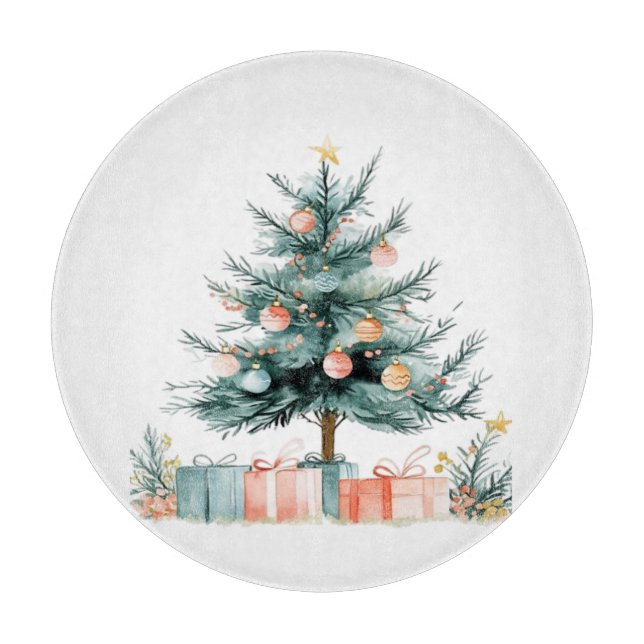 Christmas tree  cutting board (Front)