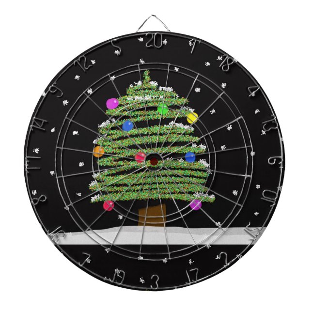 Christmas Tree Dartboard (Front)