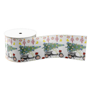Christmas Tree Decorative Ribbon Grosgrain Ribbon