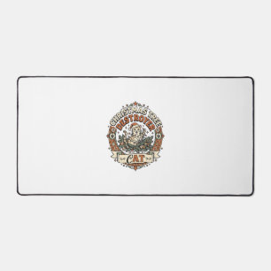 Christmas Tree Destroyer Cat Christmas Tree Destro Desk Mat